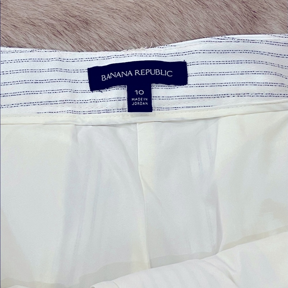 Banana Republic Striped Shorts Size 10 - Picture 3 of 6